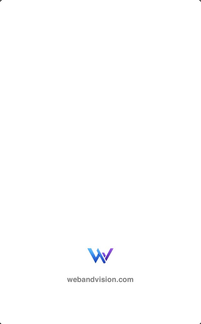 NFC-Bewertungskarte, Rückseite mit WebAndVision-Logo